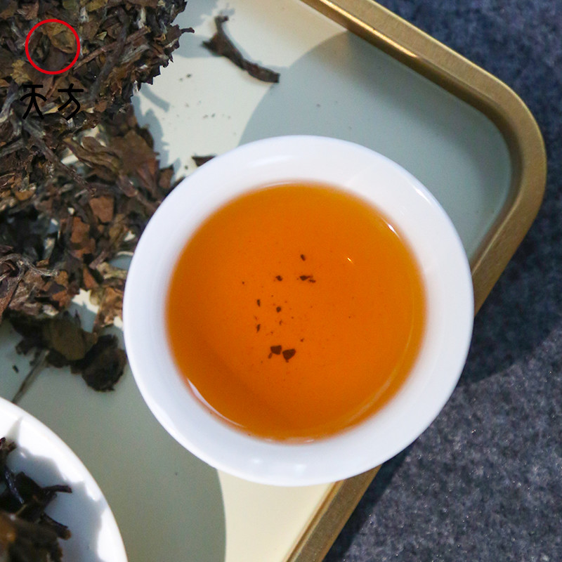 安徽天方茶叶200g天方晒白茶 老树白茶 紧压贡眉 内含8盒*5袋/盒 商务礼盒装 配手提袋高清大图