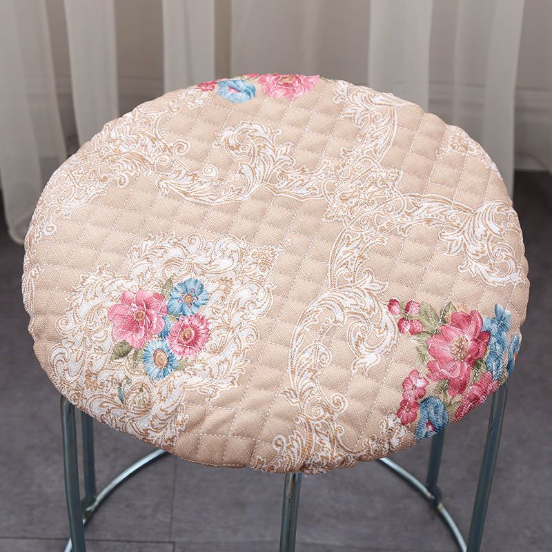 毛绒面双层加厚座套圆凳子坐垫饭店餐厅圆形凳子套加厚小圆凳子垫视频
