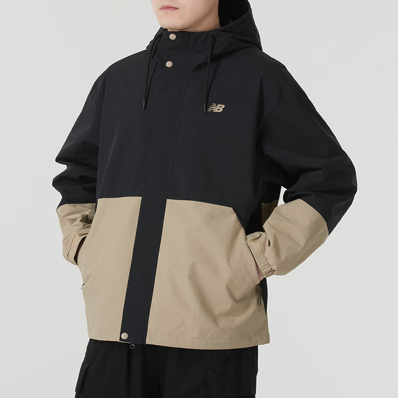 NEW BALANCE男装2025夏季新款连帽运动服潮流时尚休闲工装连帽夹克外套