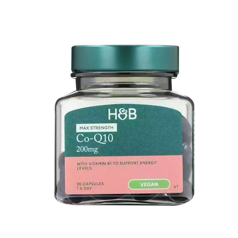 荷柏瑞Holland & Barrett辅酶Q10胶囊200mg30粒原装进口高含补充中老年上班族保护高清大图