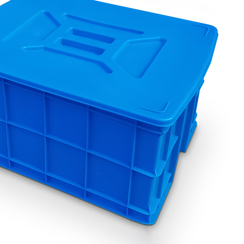 臻远ZY-SNXD-96收纳储物箱长方形物流中转箱带盖子 750*560*405mm高清大图