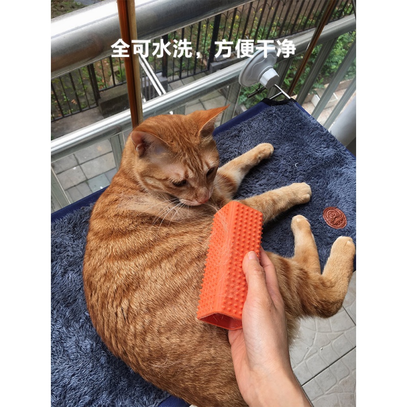 猫咪用品粘毛硅胶除吸猫毛清理器毛刷宠物毛发去地毯除浮毛刷高清大图