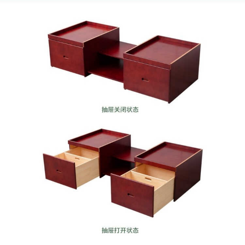 锦北 内务柜更衣柜储物柜带抽屉挂衣柜木制物品收纳柜 木制柜B款