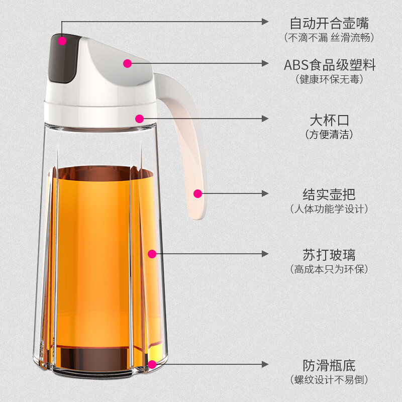全格自动开合油壶 CF101-630高清大图