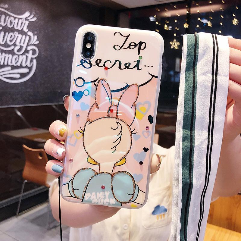 max硅胶7plus潮牌iphonexmax带丝巾挂绳8plus情侣 x/xs背影黛西 丝巾