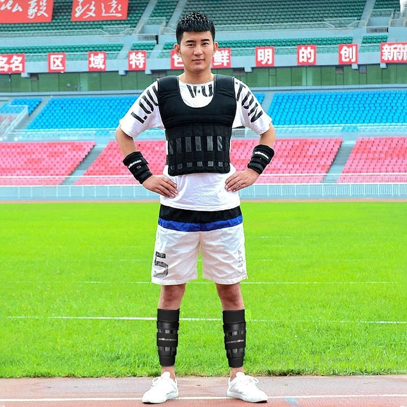 爱倍健负重设备沙袋绑腿绑手跑步训练装备男女通用可调铅块钢板10kg