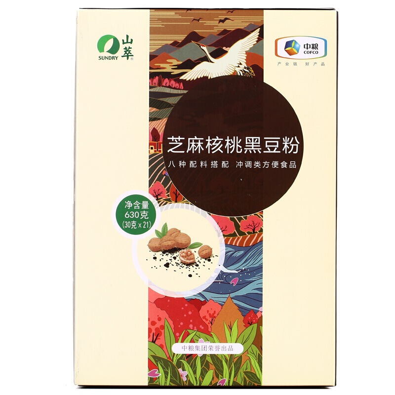 恋 五谷营养芝麻核桃黑豆粉630g