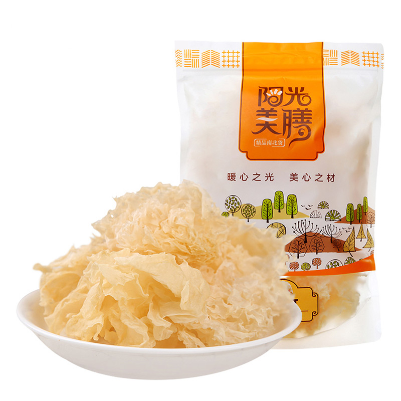阳光美膳 银耳130g/袋 南北干货 福建古田无根银耳 莲子银耳枸杞羹原料 禾煜出品