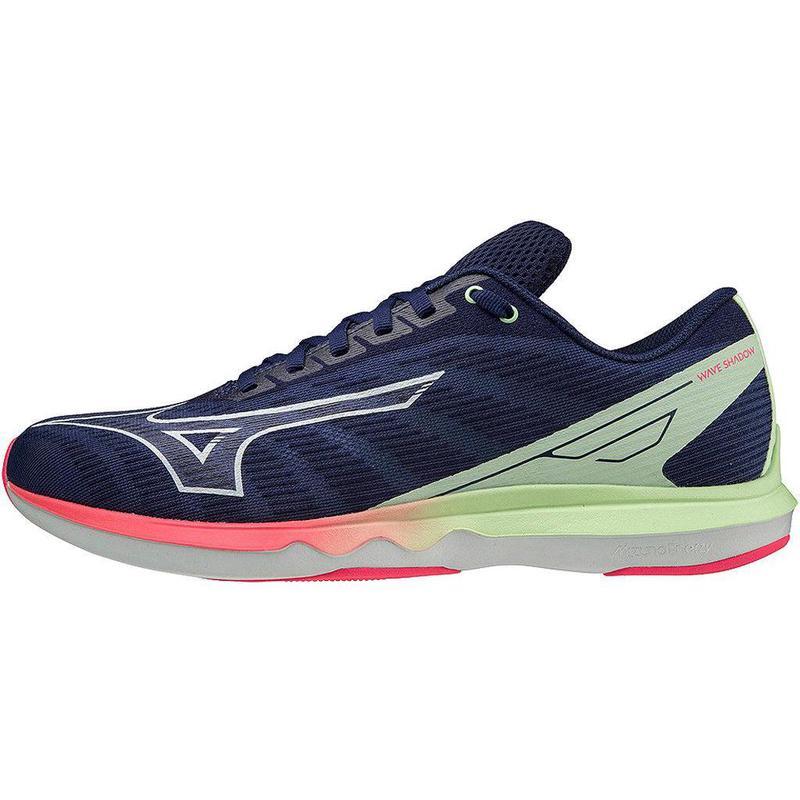 MIZUNO男士跑步鞋防滑耐磨舒适时尚拼色百搭运动鞋训练鞋 Wave Shadow 5