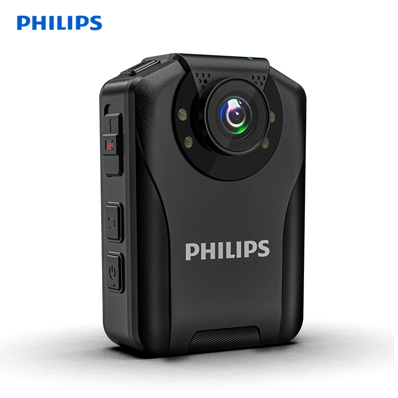 飞利浦(PHILIPS)VTR8201 便捷音视频记录仪 1296P高清夜视现场佩戴摄像装置 标配+256G卡高清大图