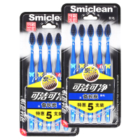 可洁可净含备长炭刷毛5支特惠装牙刷两组DY006