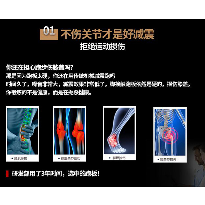 军霞(JUNXIA)JX-693SA轻商用跑步机 健身房企业单位运动健身器材高清大图
