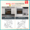 西门子 黑色嵌入式烤箱HB313ABS0W旋钮式家用智能烘焙71L不锈钢管加热 热风循环