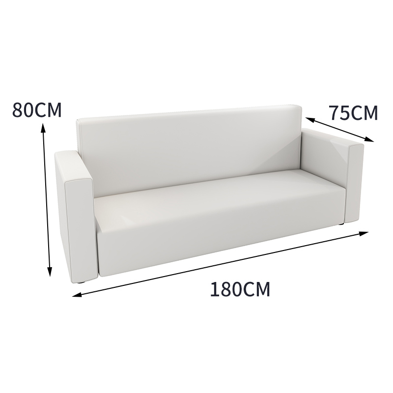 智叶舟商务沙发三人位180*75*80cm张高清大图