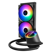九州风神(DEEPCOOL) 堡垒240 CPU水冷散热器RGB版(/幻彩灯效/全平台/静音/标配硅脂)散热器笔记本