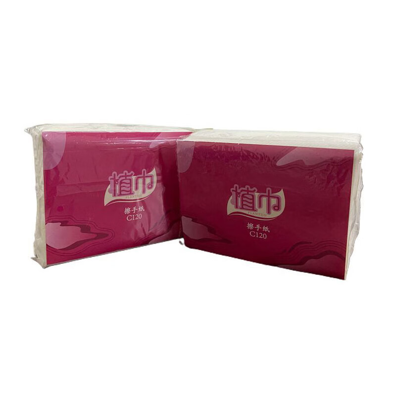 植巾 C120 单层三折222*230mm 100抽*20包 擦手纸 1箱高清大图