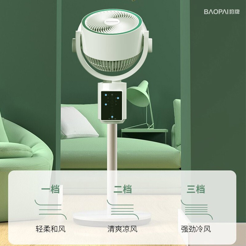 豹牌 3D立体智能空气循环扇 BP-XP221高清大图