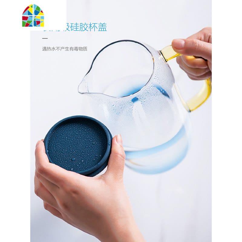 态生活现代简约轻奢风家用云石冷水壶玻璃防爆耐热装送礼水壶套装 FENGHOU 水杯单只凉水壶图片