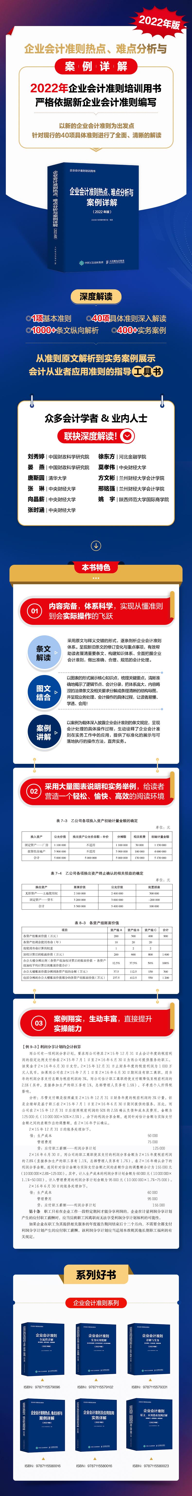 企业会计准则热点、难点分析与案例详解 2022年版