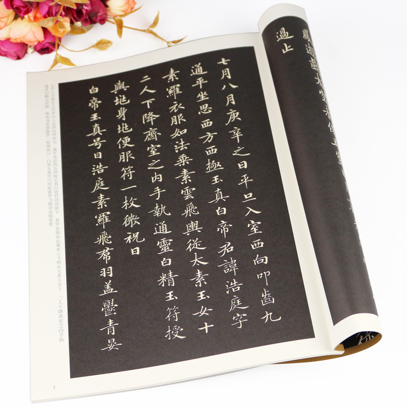 [正版]书店小楷灵飞经 历代碑帖精粹 唐古帖 简体旁注书碑帖毛笔字帖 杜浩楷书书法字画历代名家书法灵飞经古帖高清大图