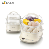 小熊(bear)电蒸锅2层迷你小型 多功能家用大容量6L升 加厚自动断电电热锅电蒸笼蒸蛋器微电脑式 DZG-C60A1