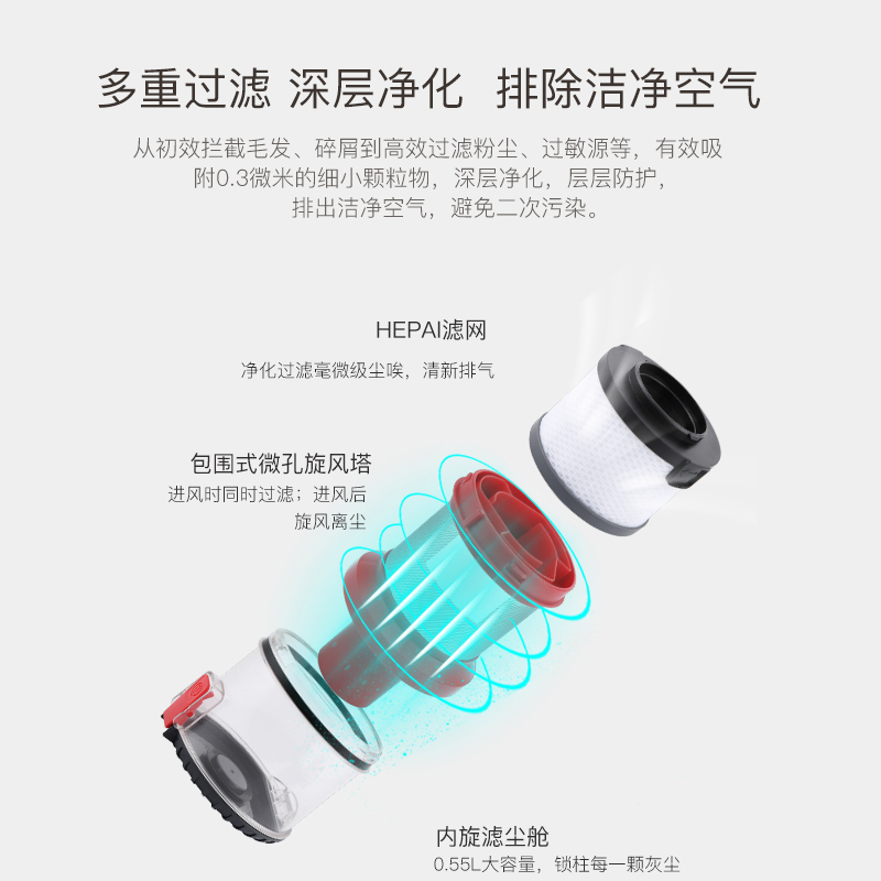 惠而浦(Whirlpool) 无线手持 吸尘器K8e 40分钟续航多刷头吸尘除螨手持吸尘器 软绒滚筒地刷 旗舰新品
