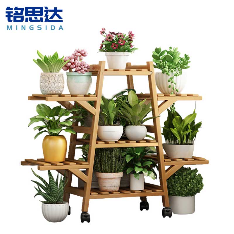 铭思达花架7层带轮个高清大图