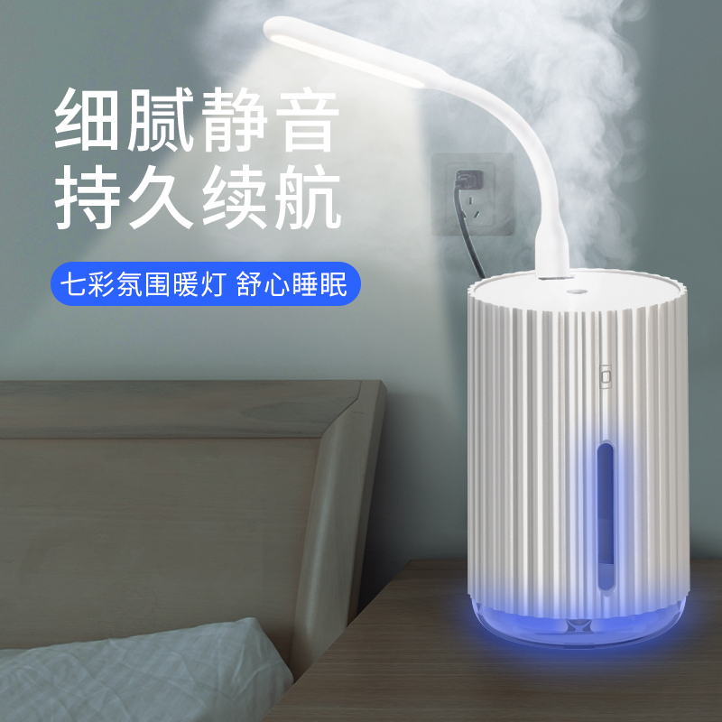 时光旧巷usb大雾量家用静音卧室办公室小型款加湿器