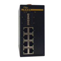 华科亿通HKET 8+2G端口二层网管型卡轨式交换机 HKET 3000-2S6TSC40