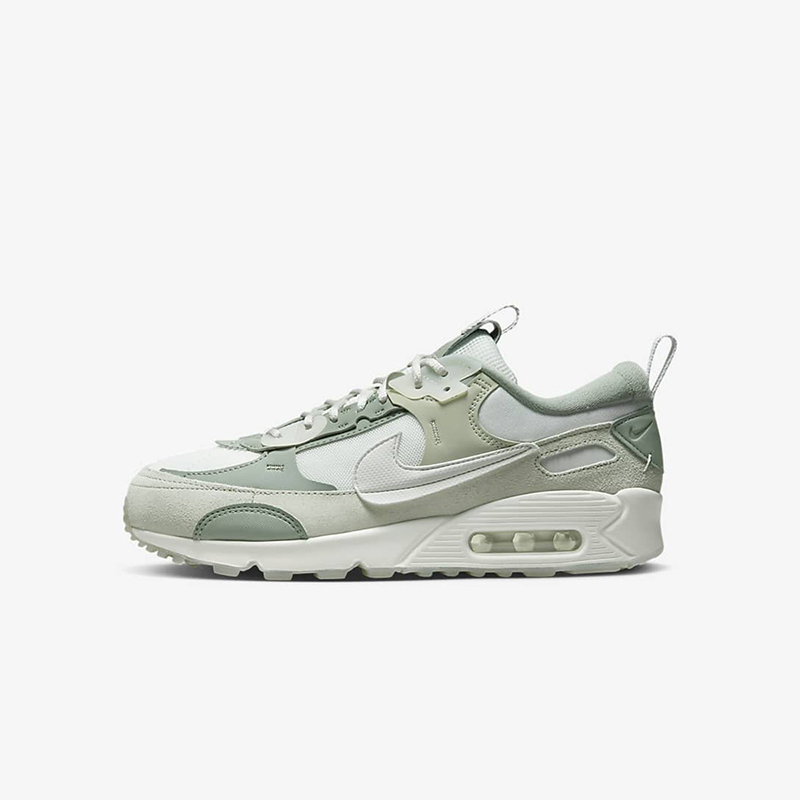 nikeairmax90futura减震防滑耐磨低帮运动休闲鞋女款绿白dm9922105