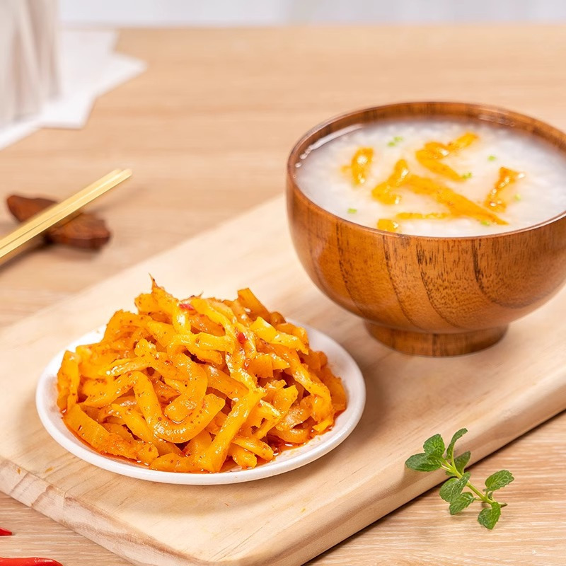 吉香居麻辣香辣萝卜干大头菜榨菜海带丝下饭菜咸菜开味小菜四川泡菜52g*8