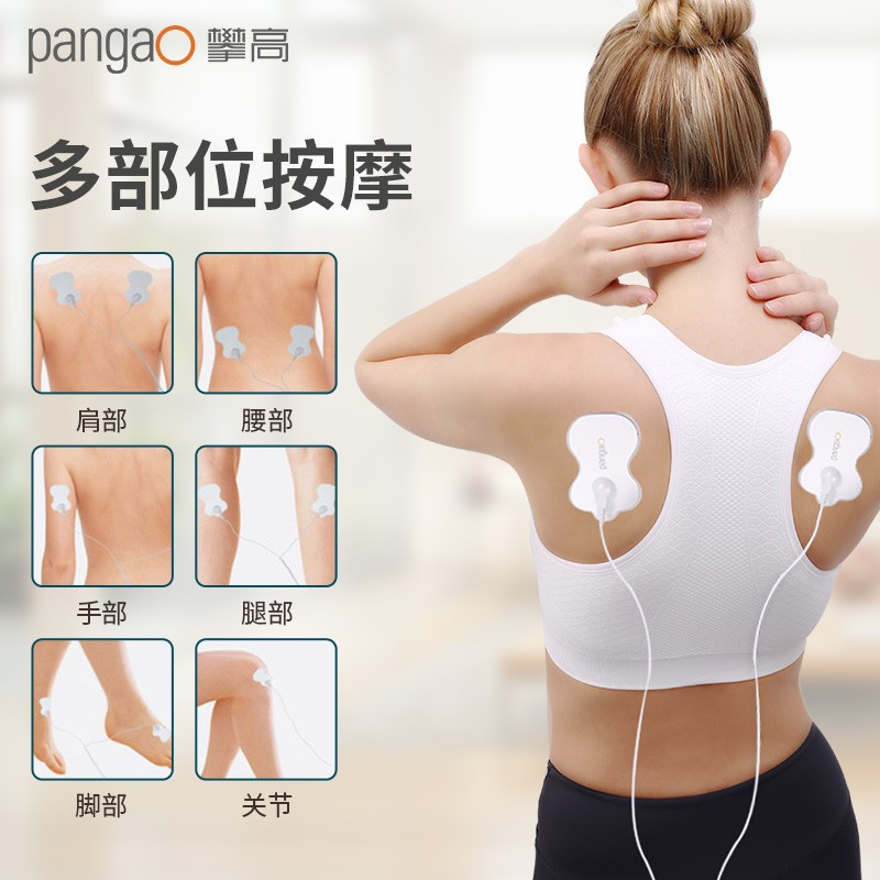 攀高(PANGAO)低频理疗仪 四贴片电疗式家用便携辅助治疗仪 颈椎腰椎多部位放松肌肉按摩器 PG-2602C
