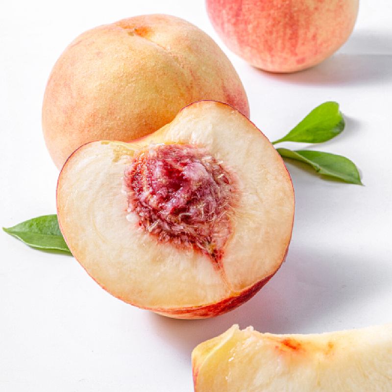 [苏鲜生] 云南新鲜红宝石水蜜桃蜜桃 新鲜水果 净重5斤 中果 单果70-100g 应季现摘脆甜毛桃子 整箱高清大图