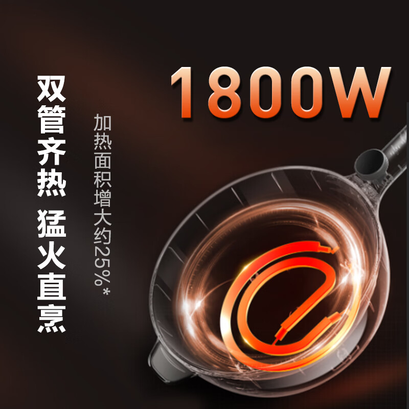 苏泊尔 SUPOR多用途锅1800W大火 电火锅 电炒锅 电煮锅 蒸锅 家用多功能智能手柄 蒸煮一体锅CD30A801高清大图