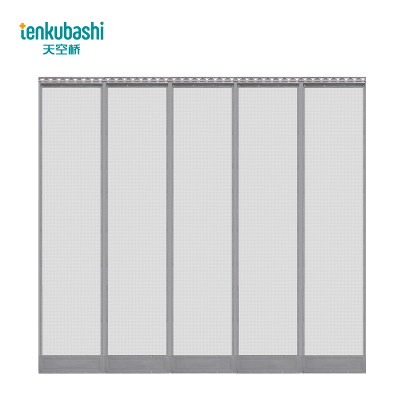 天空桥 网纱门帘 灰色双丝含安装 平方米高清大图