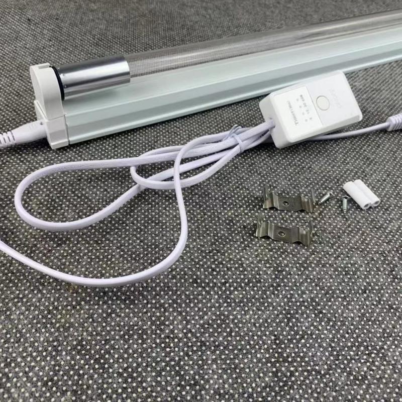 紫外线消毒灯杀菌灯家用除螨紫外线灯学校幼儿园消毒灯医院灭菌灯 高硼4W整套亏本冲量款0.15米