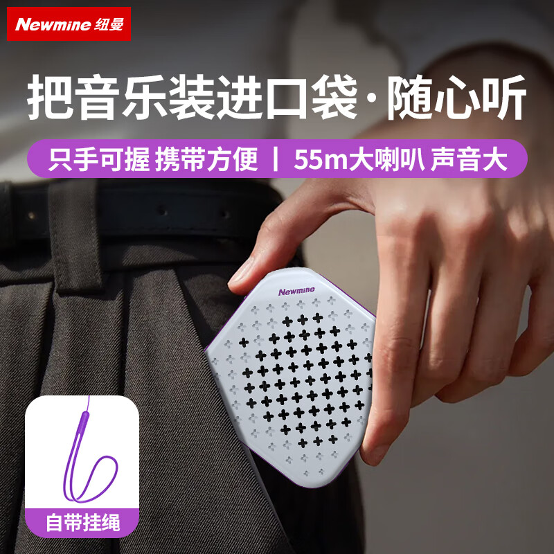 纽曼智能家居语音控制中枢X300 2.4G5G双频Wi-Fi6 高速互联 无感连接 语音唤醒 一键场景联动 智能家居中枢设备