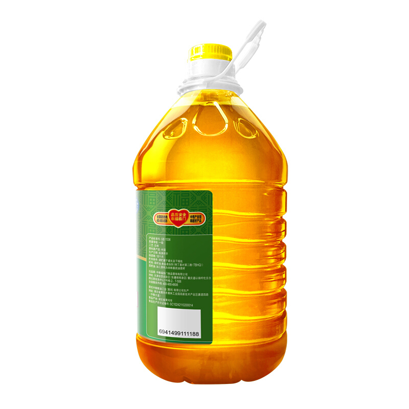 福临门非转基因压榨一级菜籽油5L