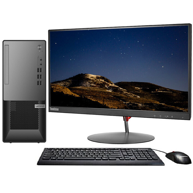 联想(Lenovo)扬天T4900 商用台式机电脑套机 19.5英寸屏(Intel i3 4GB 1TB 集显 无光驱)家庭娱乐商用办公学生用机性价比机企业采购