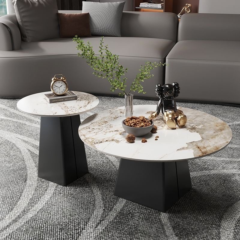 沃灏 茶几组合（主几：850*850*420 边几：600*600*520）高清大图