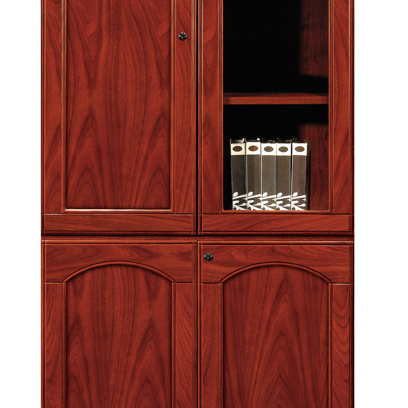 中豫鑫泽 ZYXZ4052416木质文件柜油漆贴木皮资料柜书柜 二门高清大图