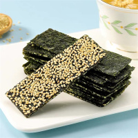良时海 芝麻夹心海苔脆片40gx2罐 儿童零食即食休闲食品海苔类