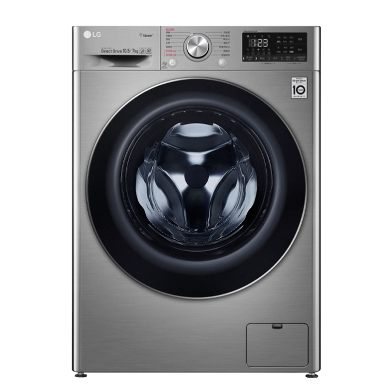 LG FY11WX4 11KG智能纤巧洗衣机 直驱变频蒸汽洗滚筒洗衣机 中途添衣 速净喷淋 蒸汽除菌除螨 奢华白高清大图