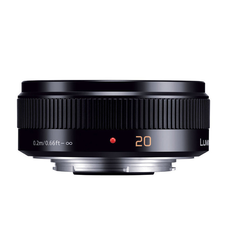 松下(Panasonic) LUMIXG 20MM/F1.7II 二代定焦镜头 黑色松下卡口广角定焦镜头46mm滤镜口径
