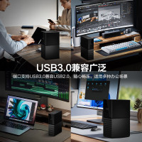 西部数据(WD)WDBBGB00220HBK-22TB硬盘 大容量移动台式企业级办公机械硬盘 桌面存储