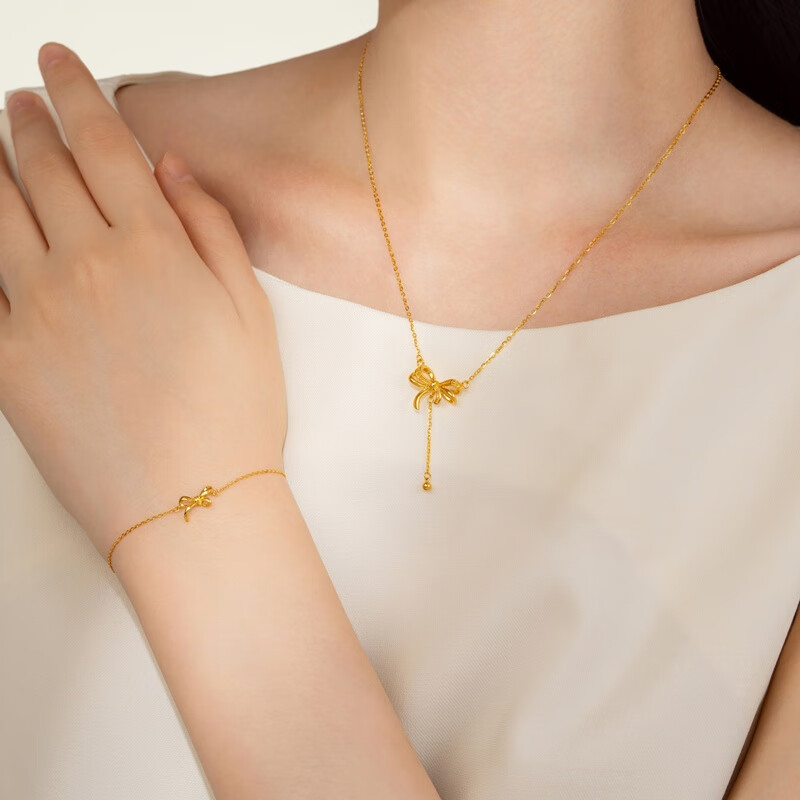 周大福(chow tai fook)黄金吊坠/项链f231289报价_参数_图片_视频