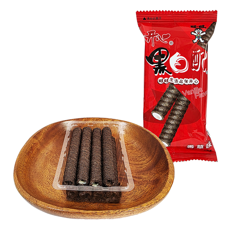 旺旺开心黑白配散装500g多口味注心饼干休闲零食品年货下午茶高清大图