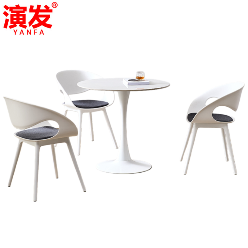 演发 岩板桌一桌三椅套