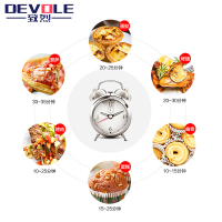 致烈（Devole）烤箱商用披萨烘焙两层四盘电烤箱大容量蛋糕面包电热烤炉