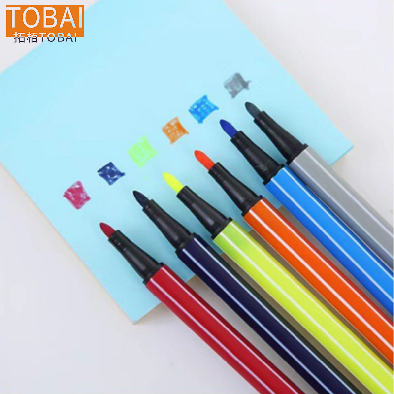 拓栢 爱路护路路外宣传水彩笔12色 12-TB/盒高清大图